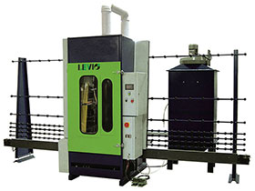 LPM Vertical Glass Sandblasting Machine